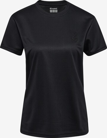 T-shirt fonctionnel Hummel en noir : devant