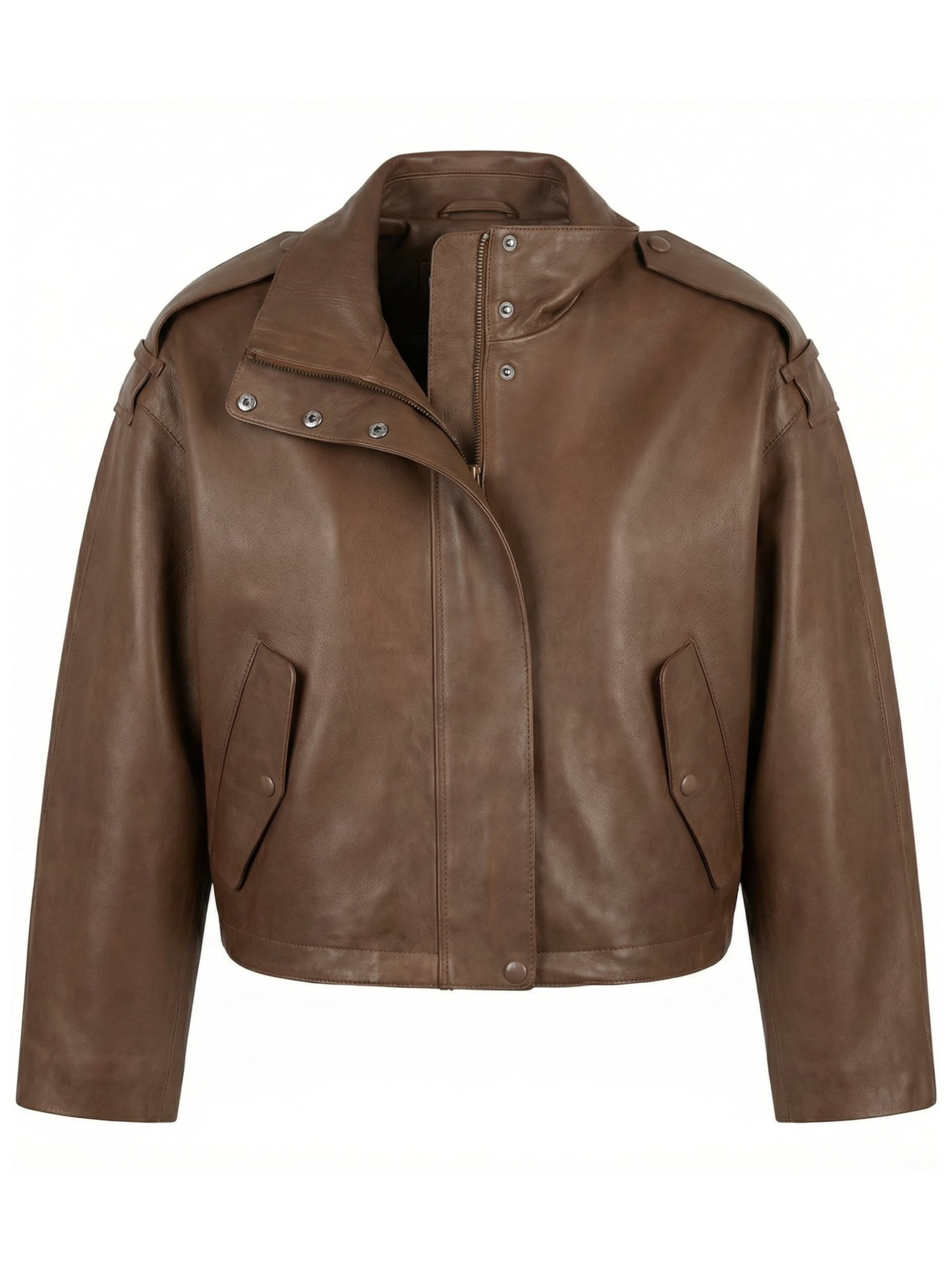 Veste mi-saison 'Debora' RICANO en marron : devant