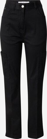 Regular Pantaloni cu buzunare de la Calvin Klein Jeans pe negru: față