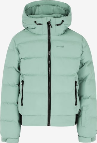PROTEST Sportjacke 'PRTELINY JR' in Grün: Vorderseite