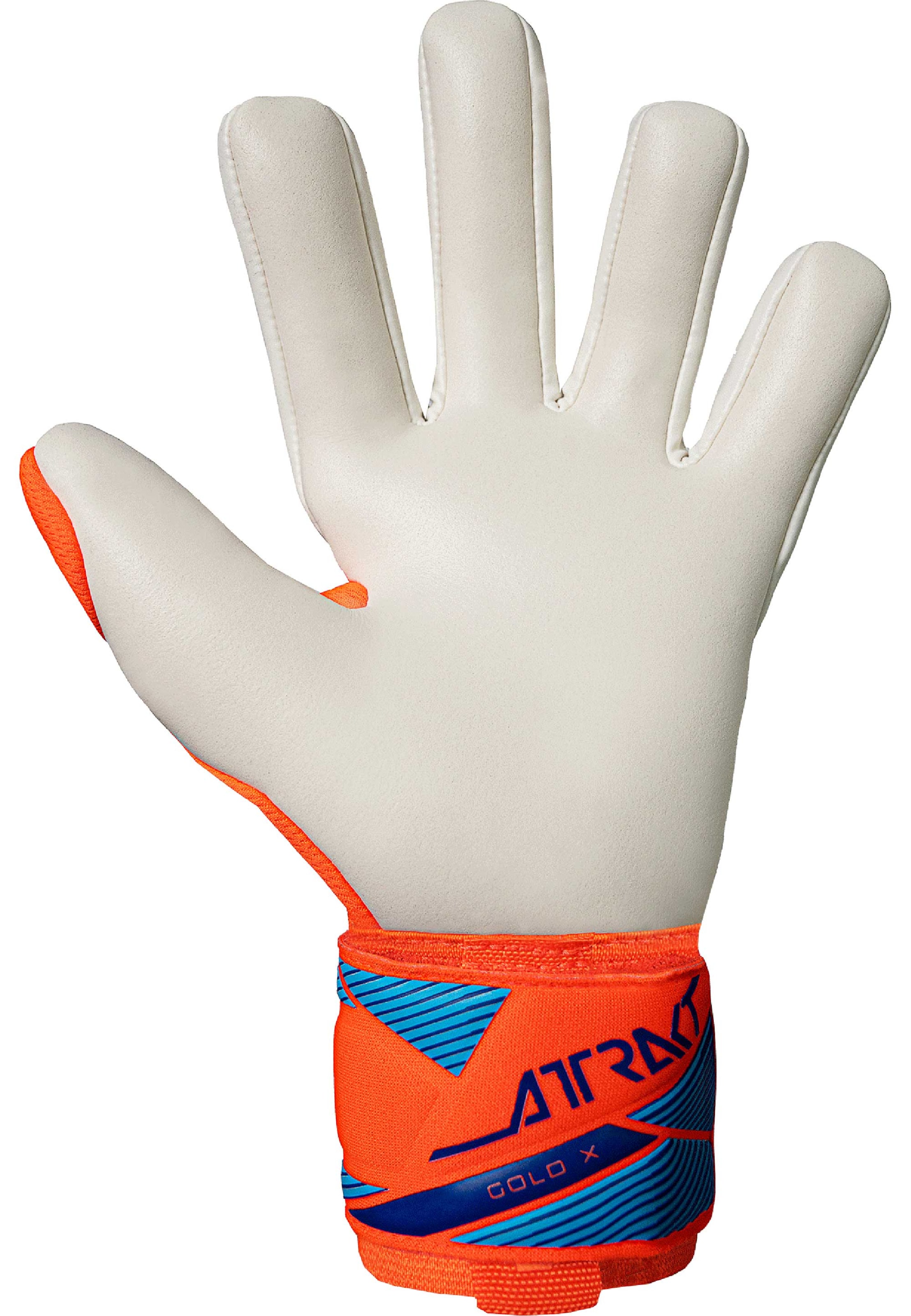 REUSCH Sports gloves 'Attrakt Gold X NC' in Blue