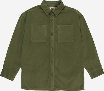 Levi's Kids Regular fit Button Up Shirt in Green: front