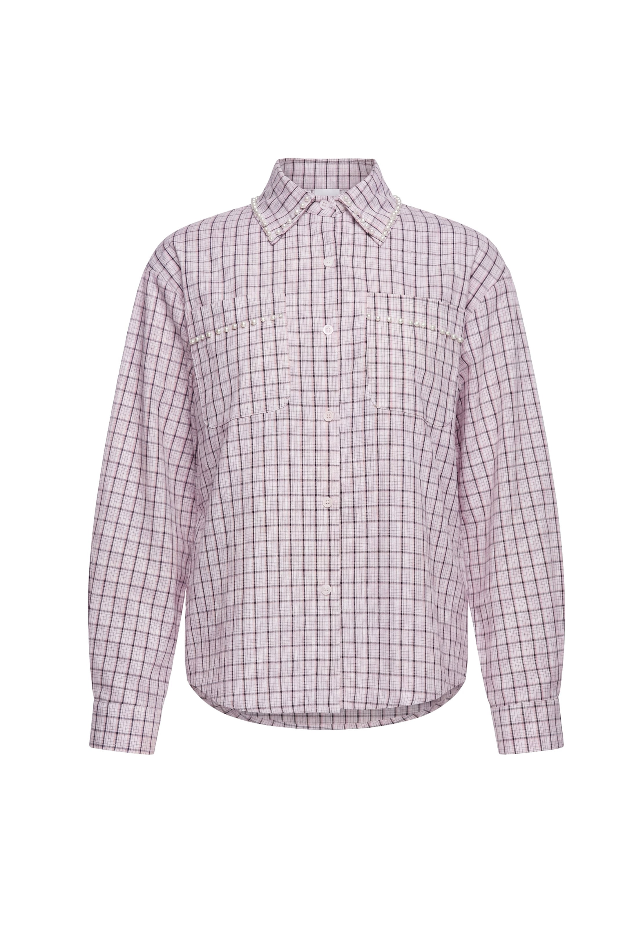 usha BLACK LABEL Blouse in S in Dark grey / Lilac, Item view