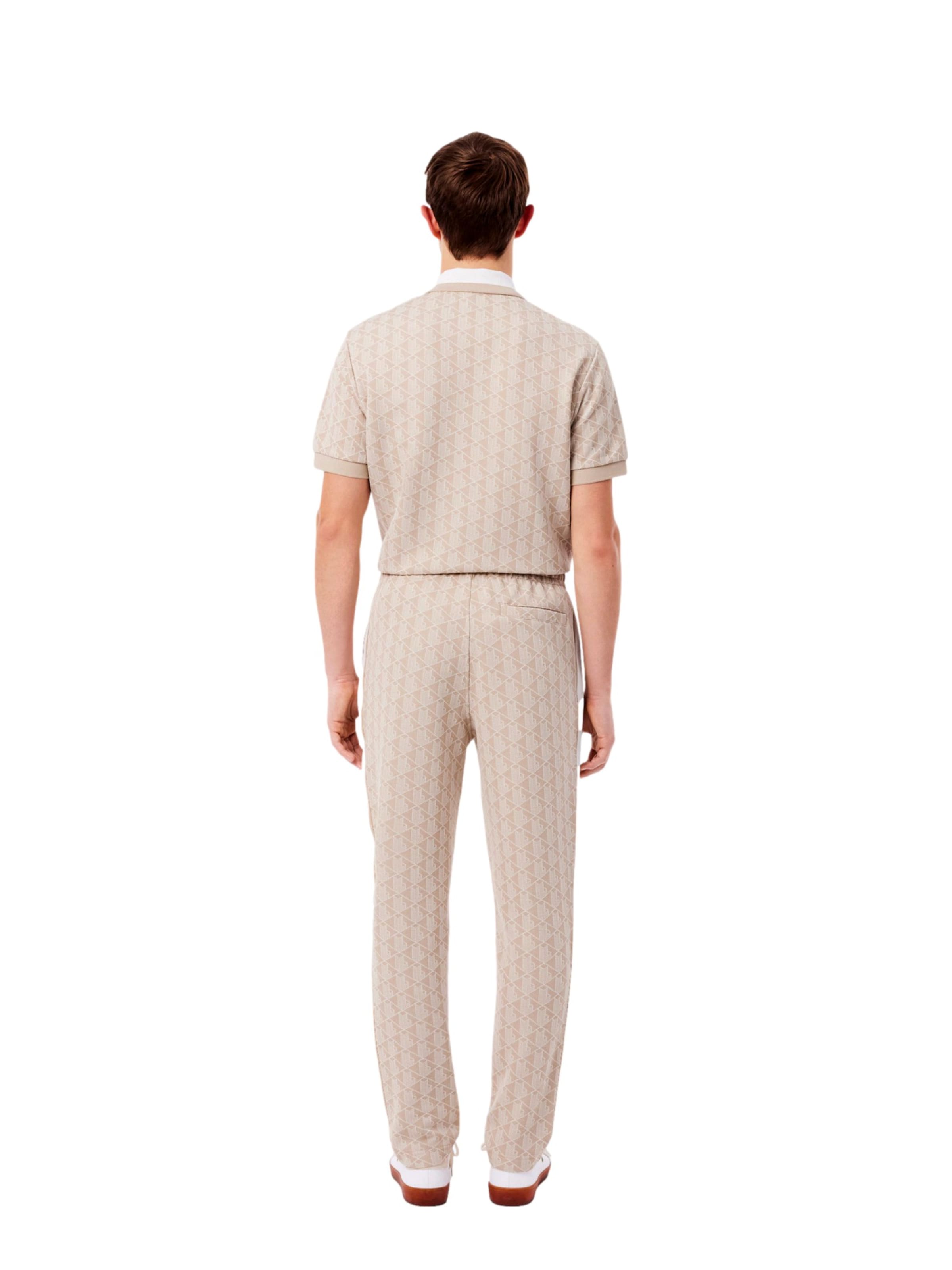 LACOSTE Regular Sportbroek in Beige