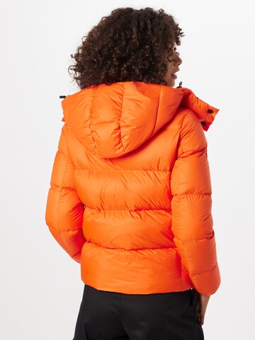 Geacă de iarnă de la Calvin Klein Jeans pe portocaliu