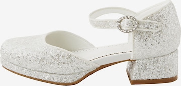 Next Sandal i vit: framsida