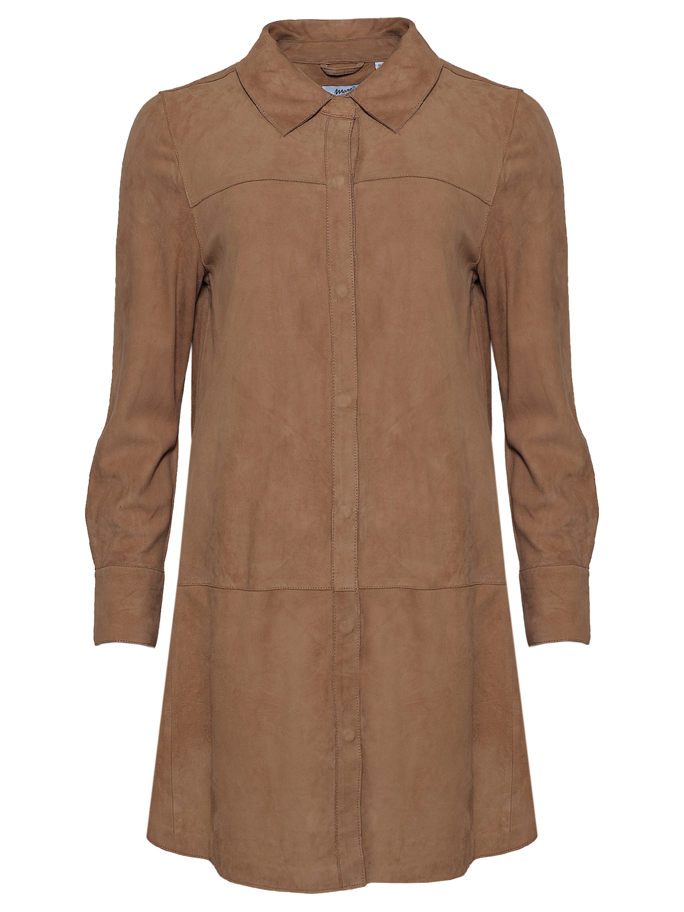 Manteau mi-saison Maze en marron : devant