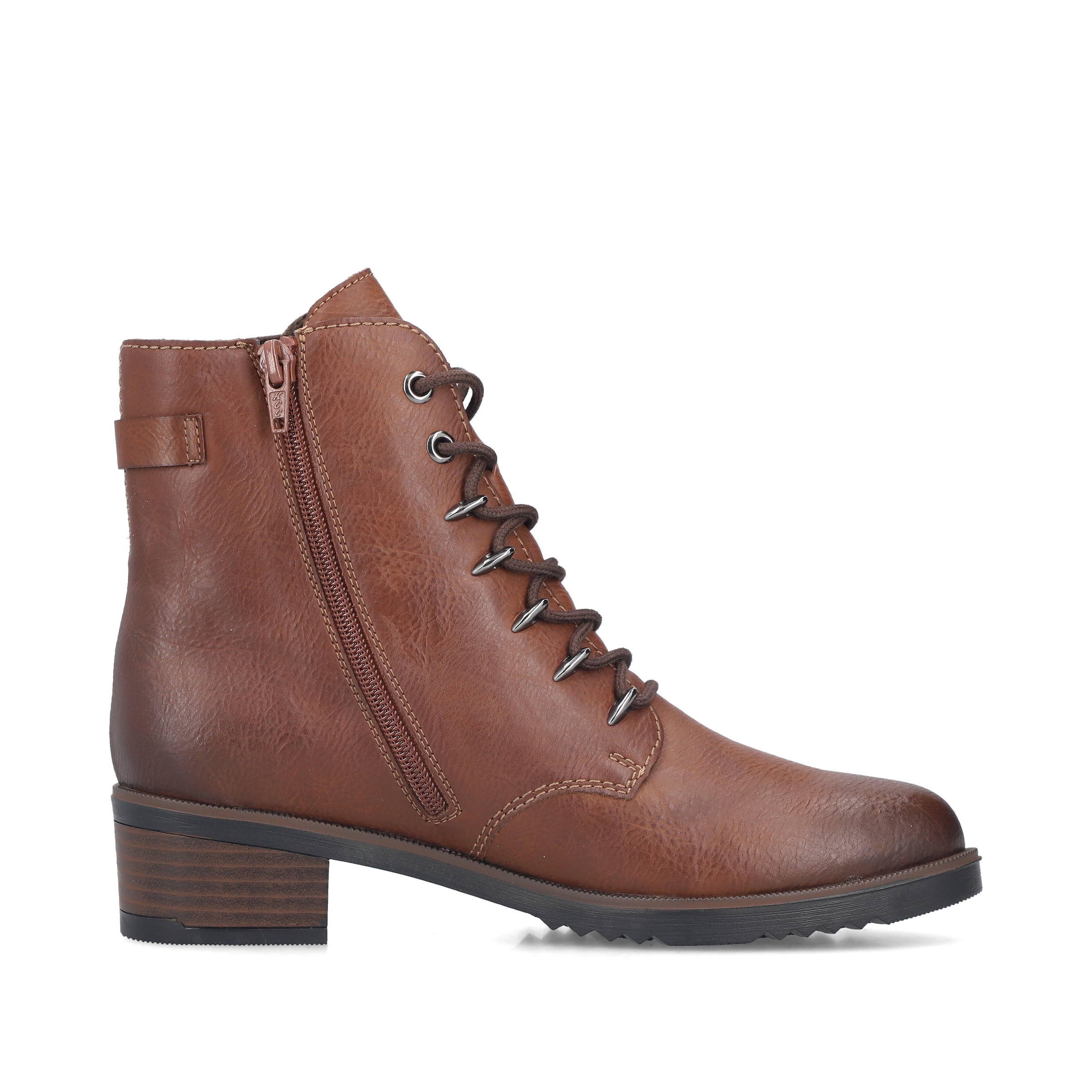 Bottines à lacets Rieker en marron