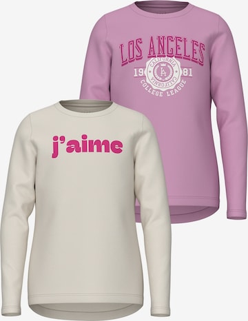 T-Shirt 'NKFVIX' NAME IT en beige : devant