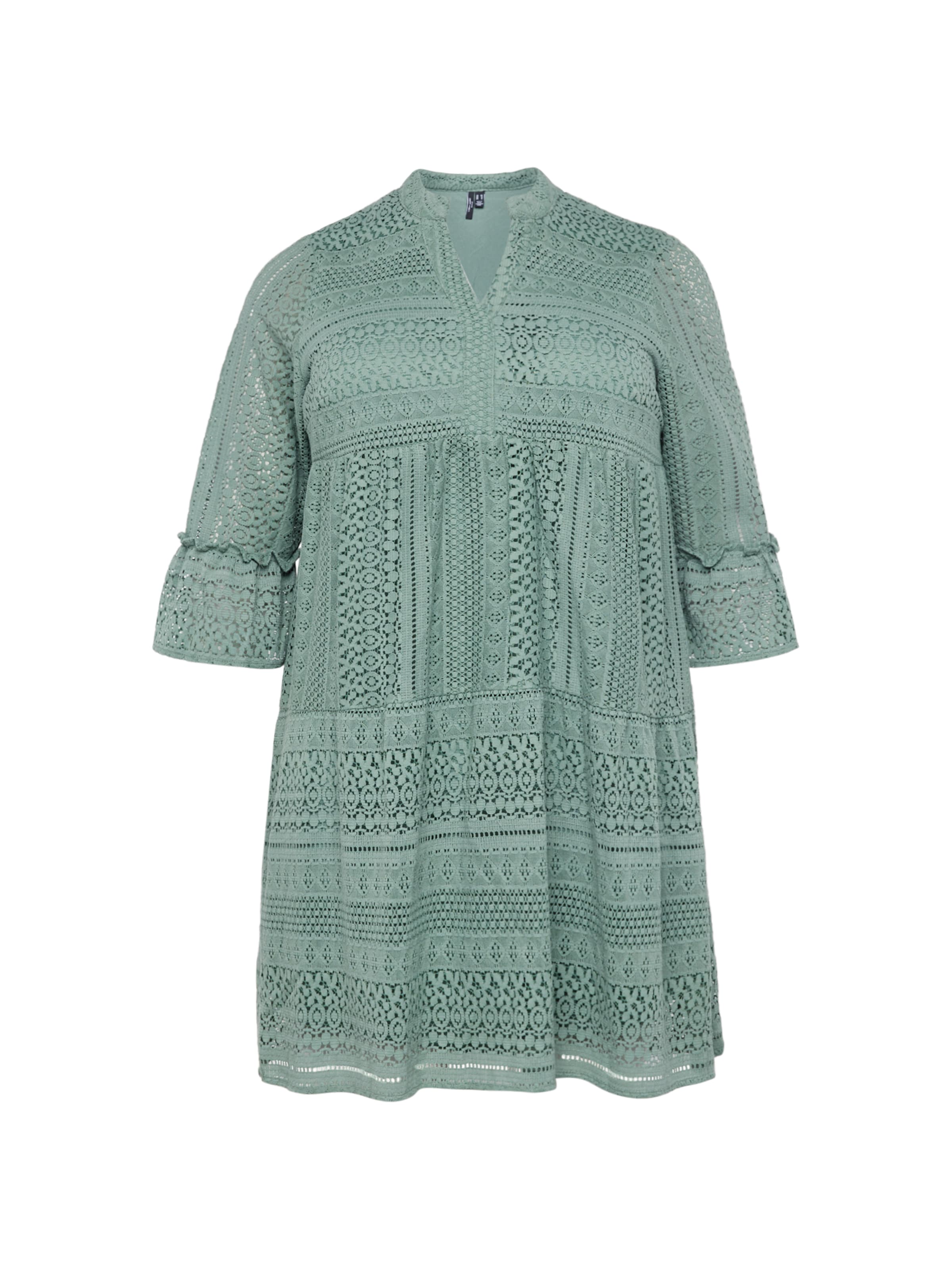 Vero Moda Curve - Túnica 'Honey' en verde: frente