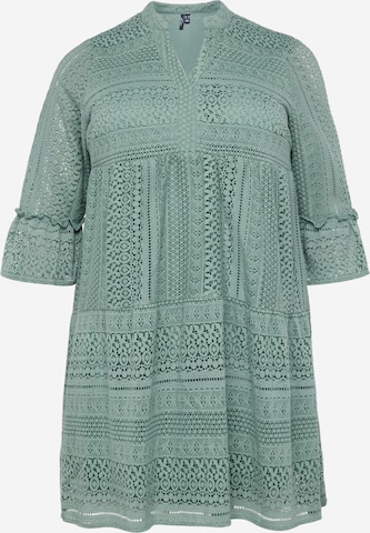 Vero Moda Curve Tunic 'Honey' in Green: front