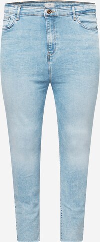 River Island Plus Skinny Jeans in Blue: front