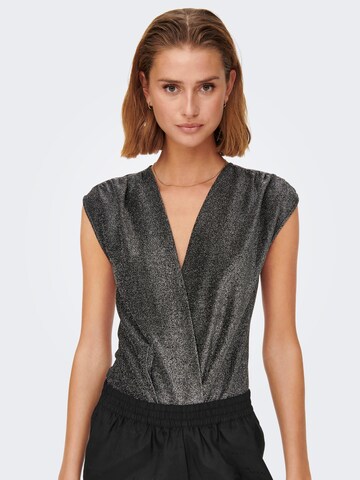 JDY T-shirtbody 'Evy' i silver