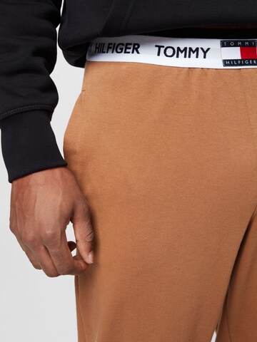 Tommy Hilfiger Underwear Tapered Pyjamabroek in Beige