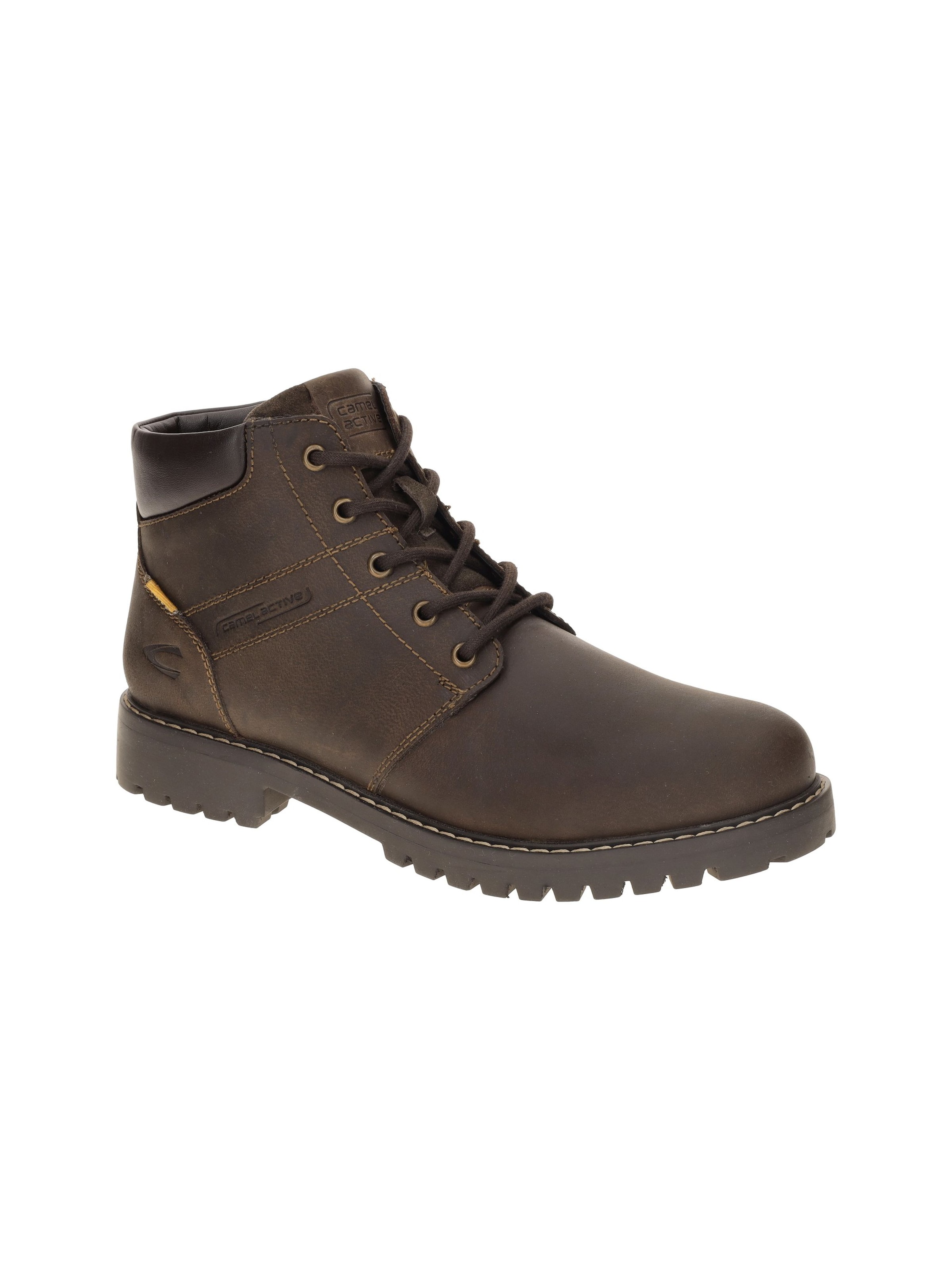 CAMEL ACTIVE Lace-Up Boots in Brown: front