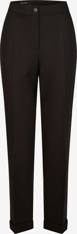 MARC AUREL Regular Pleated Pants in Black: front