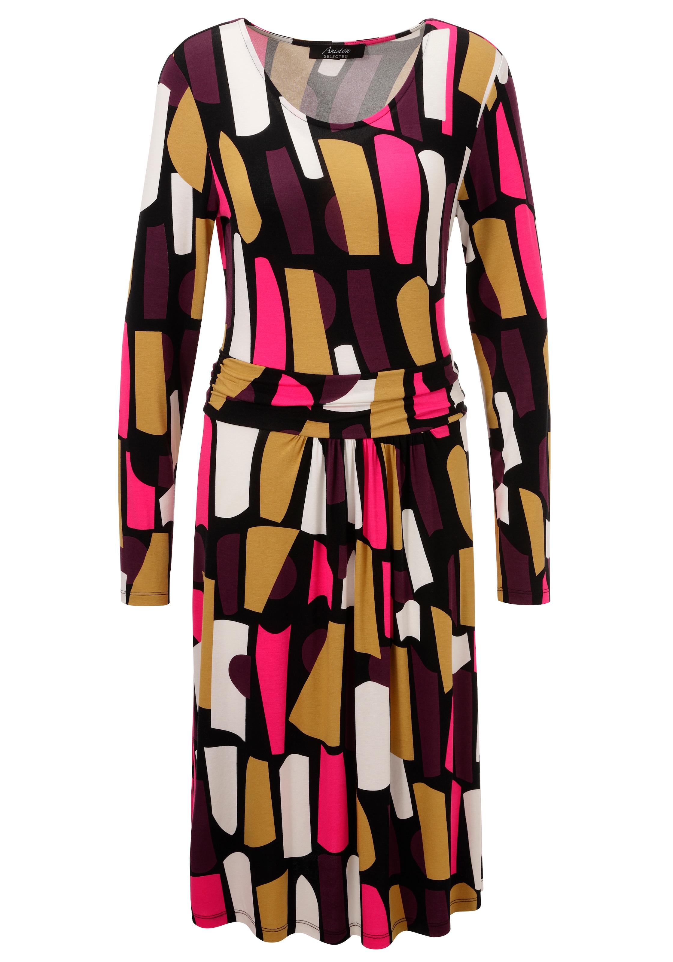 Aniston SELECTED Dress in Black: front