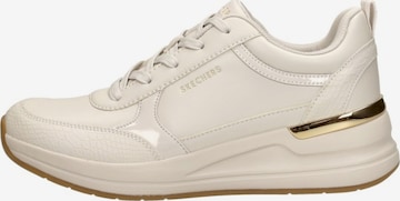 Baskets basses 'Billion 2 - Mid Lace Up' SKECHERS en blanc : devant