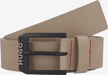 HUGO Gürtel 'Gelio ' in Beige: Vorderseite