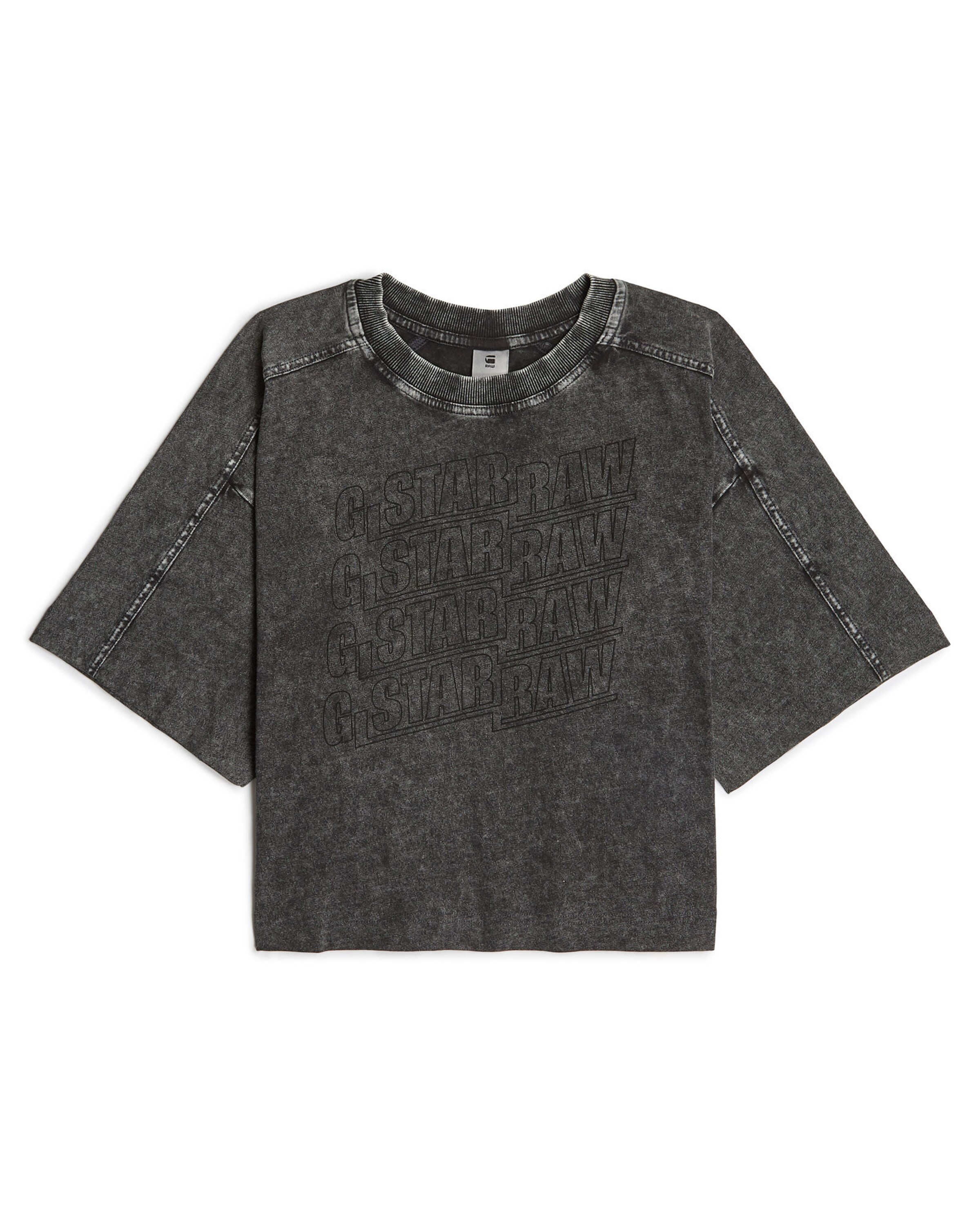 T-shirt G-STAR en gris : devant