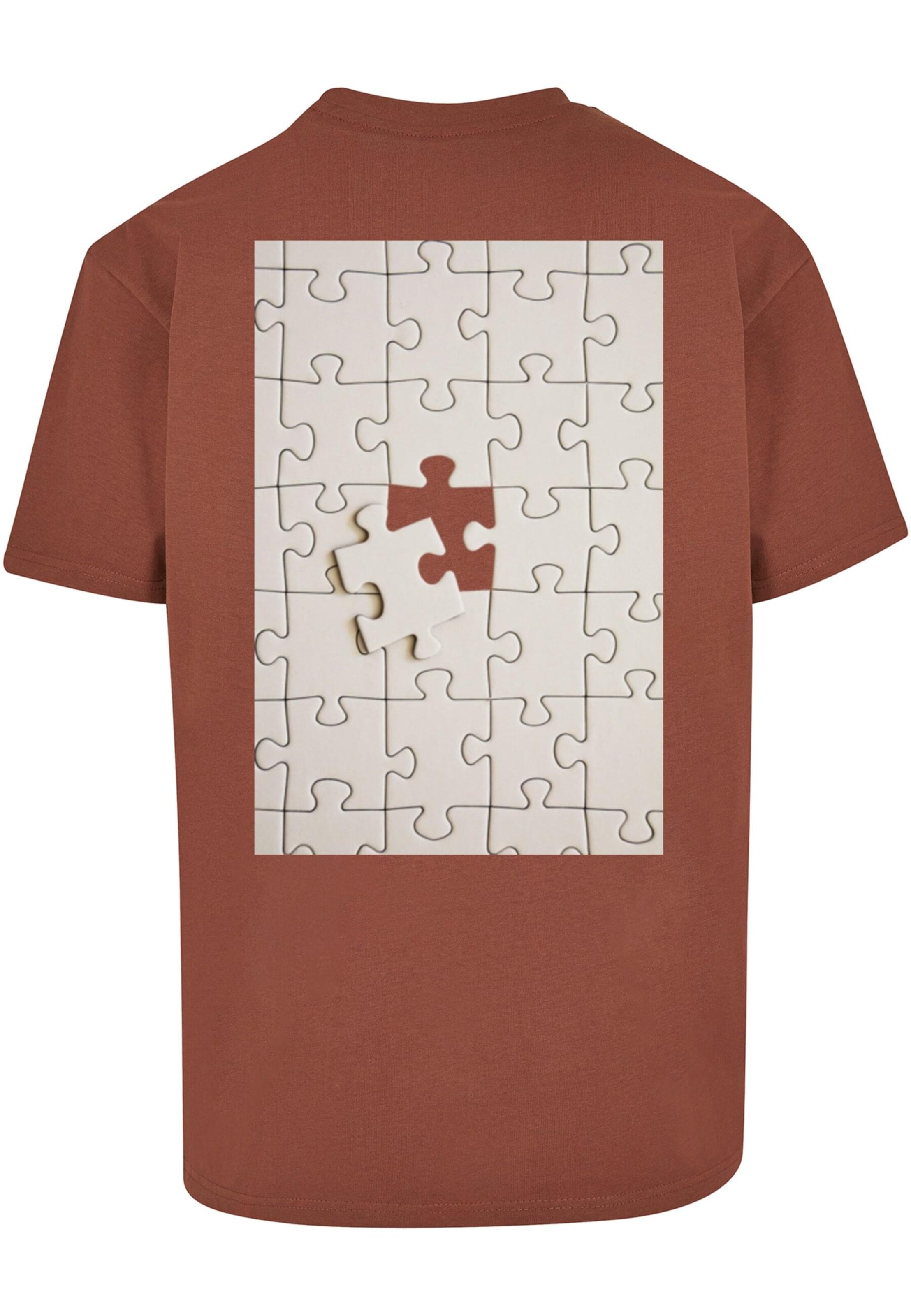 Merchcode Shirt 'Missing Peace' in Bruin