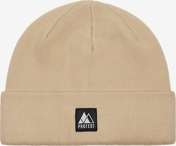 PROTEST Beanie 'PRTKeeton' in Brown: front