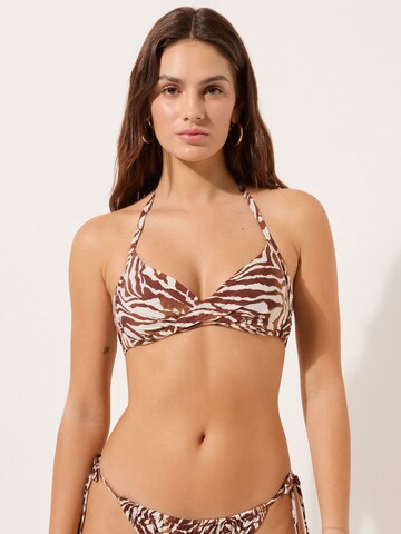 CALZEDONIA Balconette Bikinitop in Braun: Vorderseite