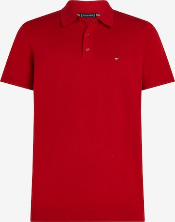 TOMMY HILFIGER Pulover 'ESSENTIAL' | rdeča barva: sprednja stran