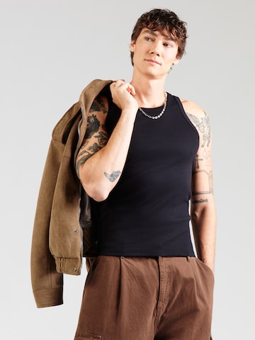 JACK & JONES Тениска в черно: отпред