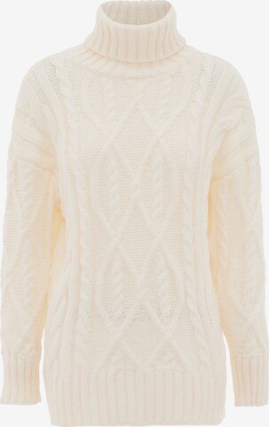 Pullover di BLONDA in bianco: frontale