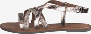 TAMARIS Strap Sandals in Gold