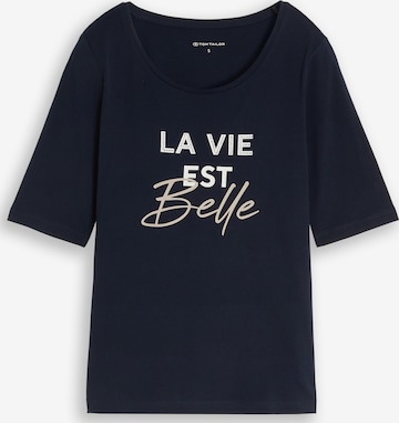 TOM TAILOR T-Shirt in Blau: Vorderseite