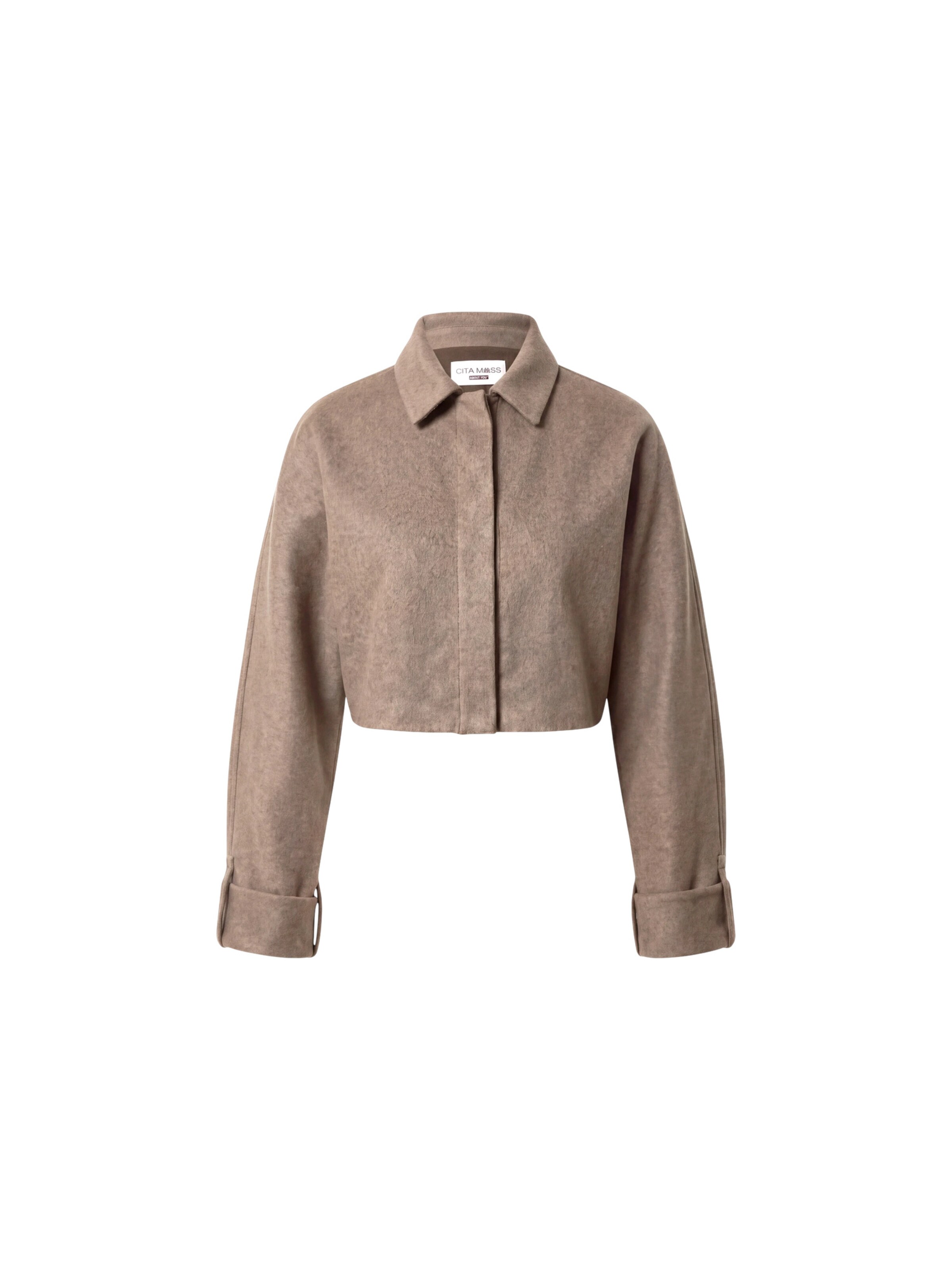 CITA MAASS Tussenjas in Beige: voorkant
