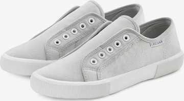 LASCANA Slip-on obuv - Sivá