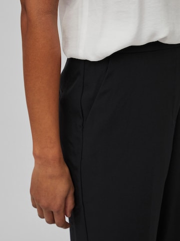 VILA Loose fit Pleated Pants 'JASMINA' in Black