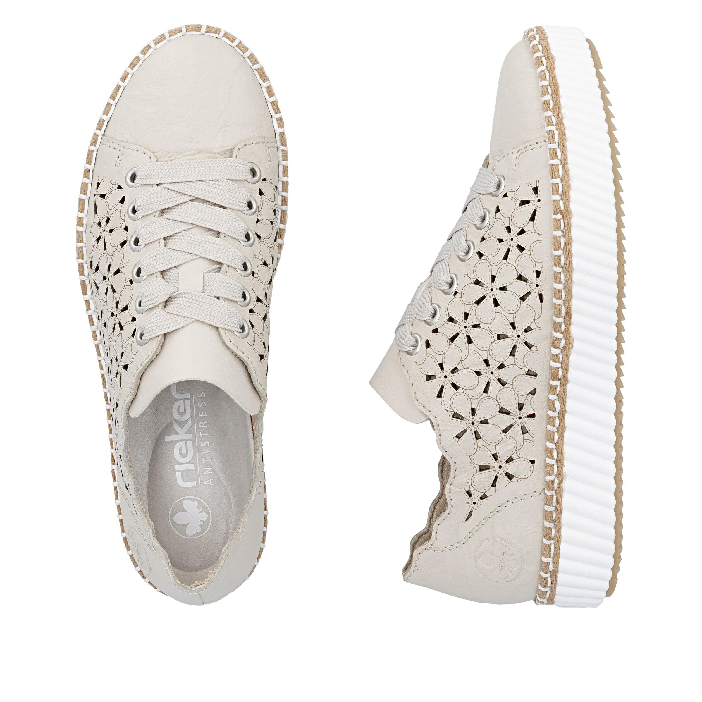 Rieker Sneaker 'M2902' in Beige