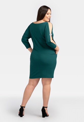 Robe de cocktail Karko en vert