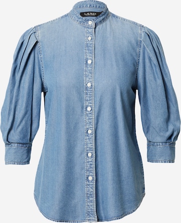 Lauren Ralph Lauren Blouse 'DIZONA' in Blauw: voorkant