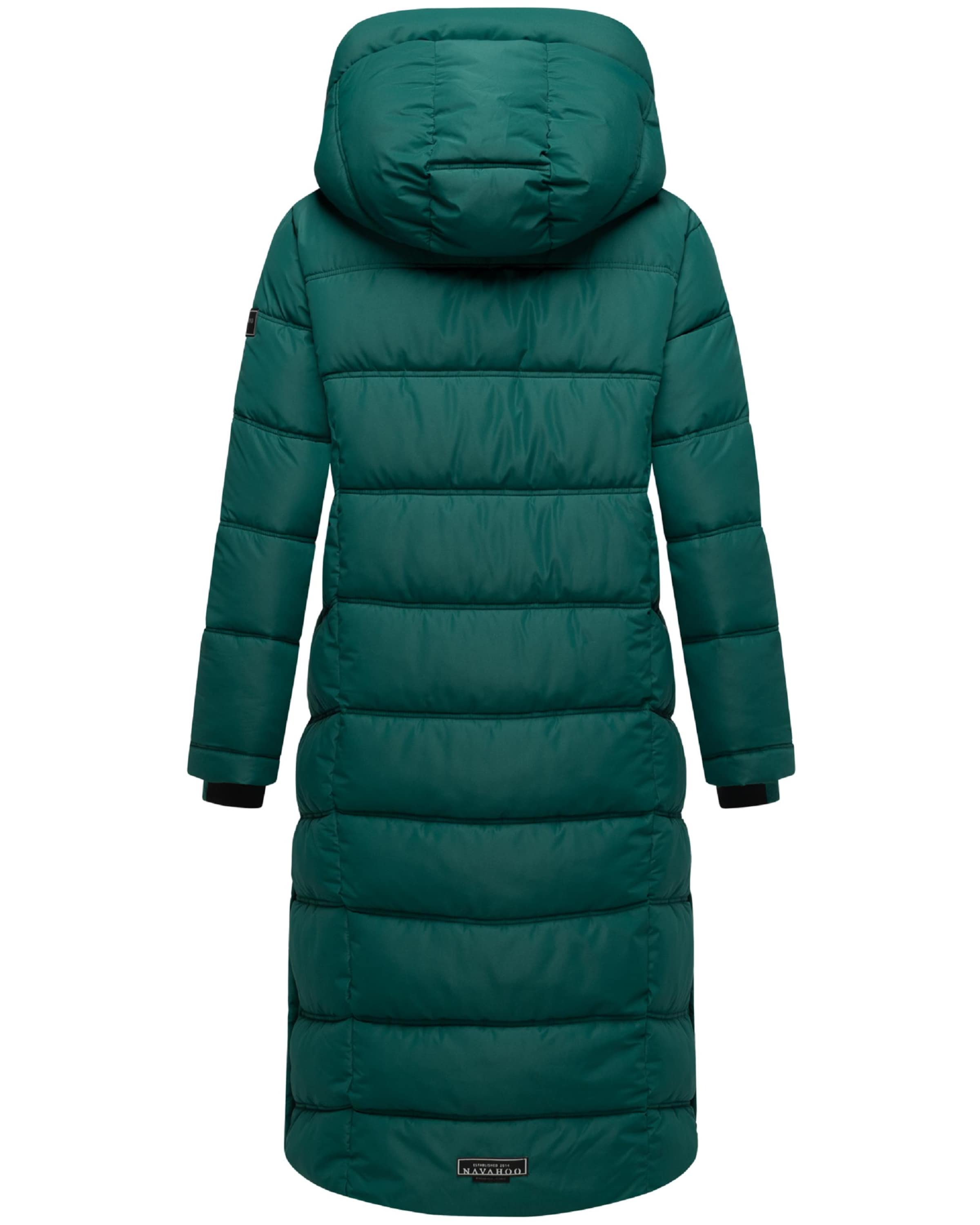 NAVAHOO Winter coat 'Engelsfeder XIV' in Green