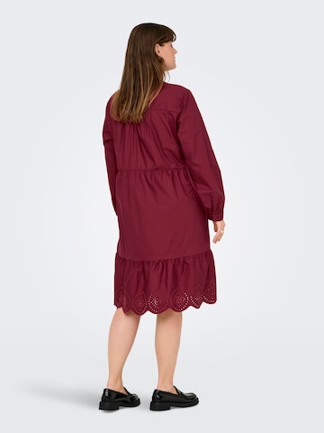 Robe-chemise ONLY Carmakoma en rouge