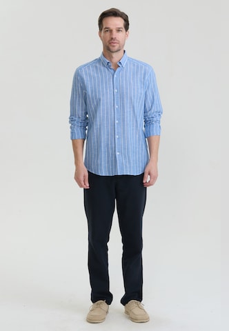 Felix Hardy Regular fit Zakelijk overhemd in Blauw