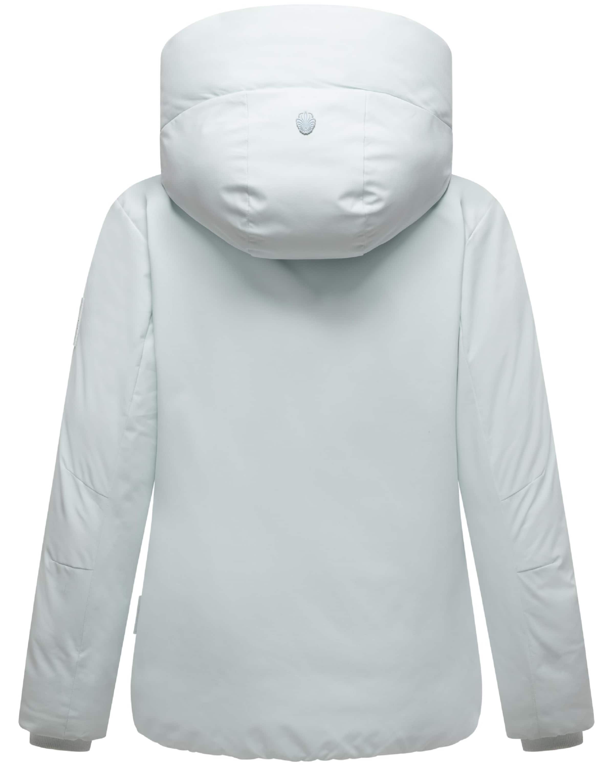 NAVAHOO Vinterjakke 'Blütenlicht' i blå