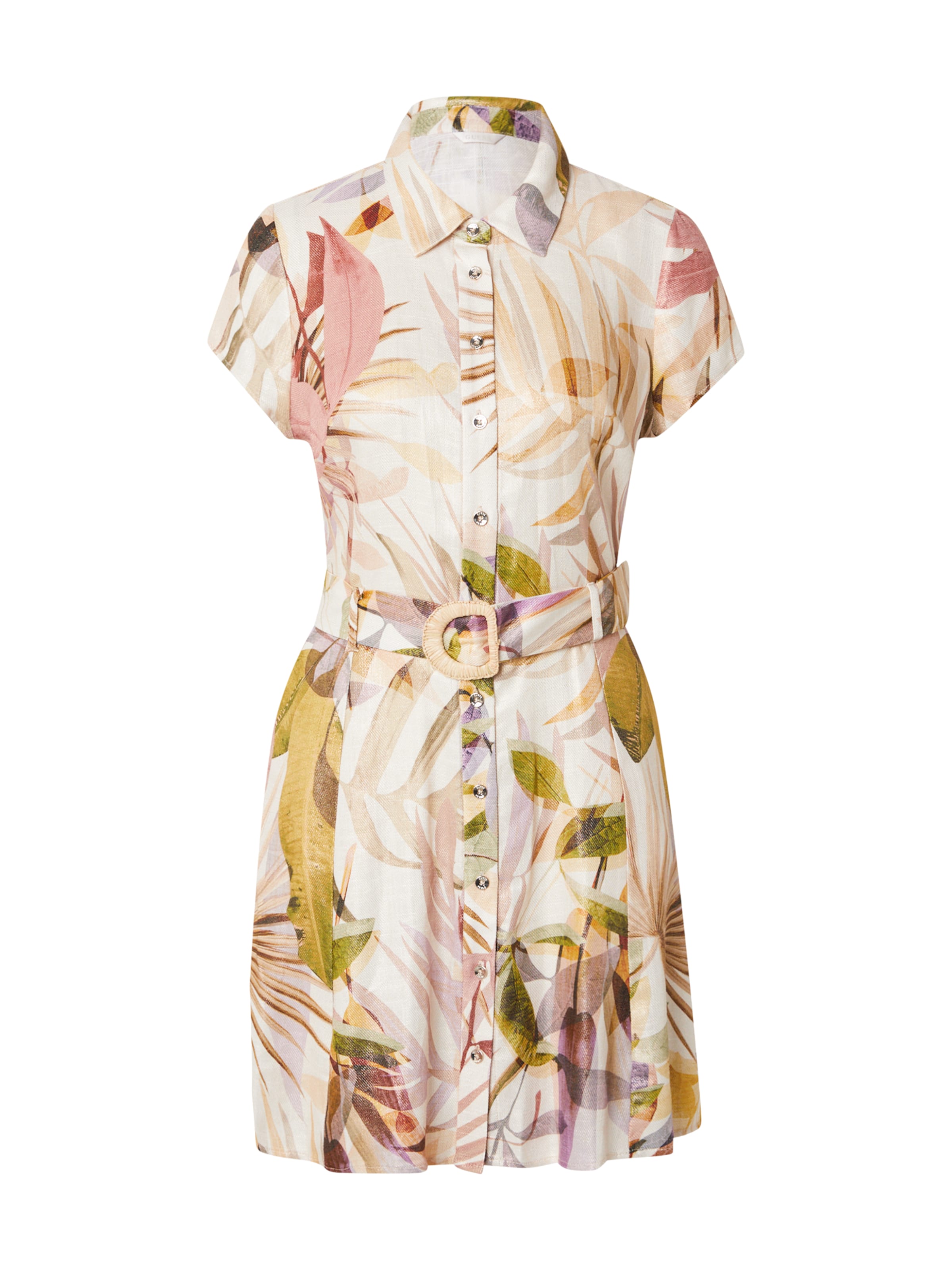 GUESS Shirt Dress 'JAMIE' in Beige: front