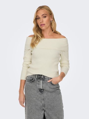 Pull-over 'ONLKatia' ONLY en gris : devant