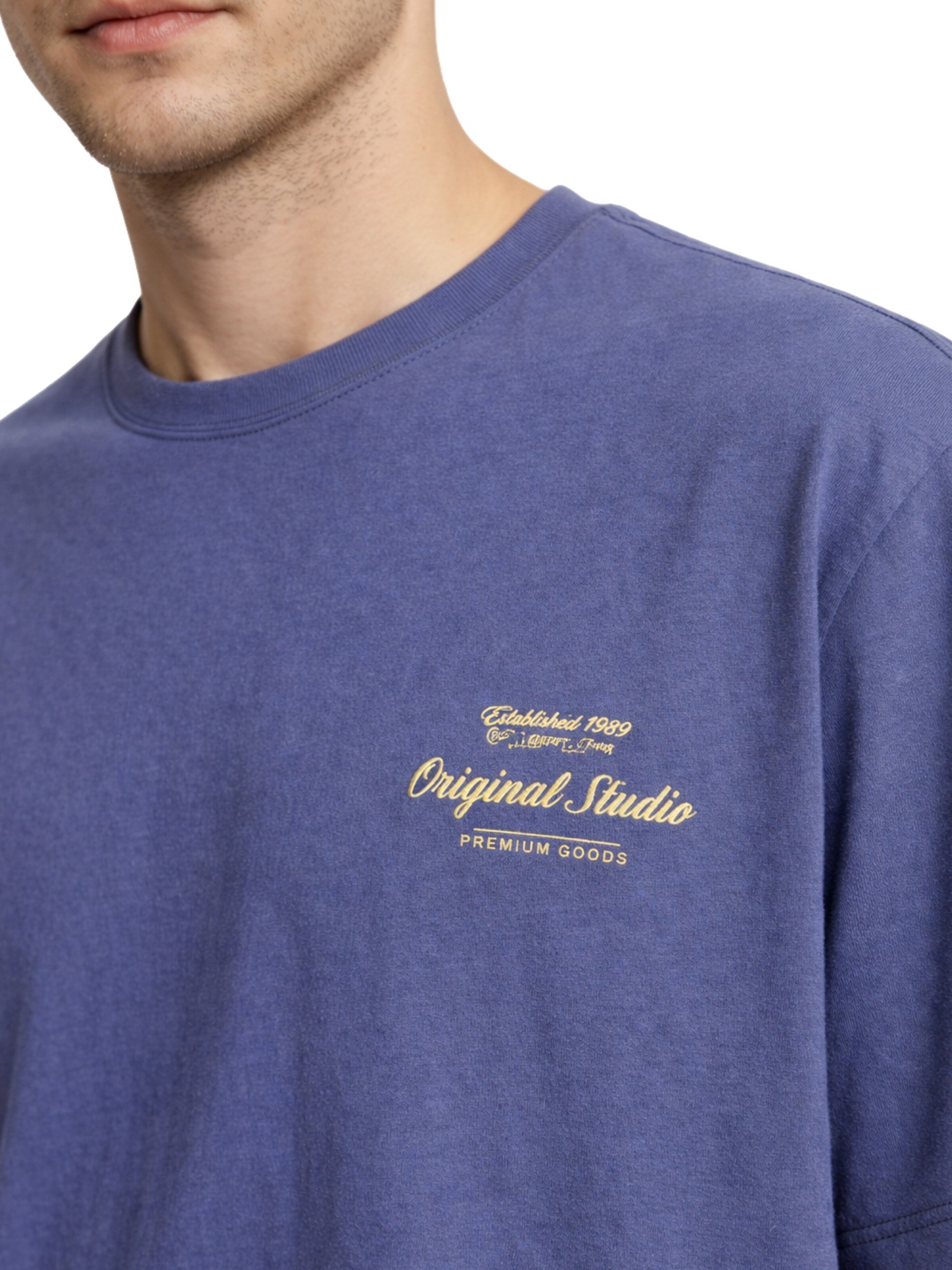 JACK & JONES Shirt 'Norrebro' in Blue