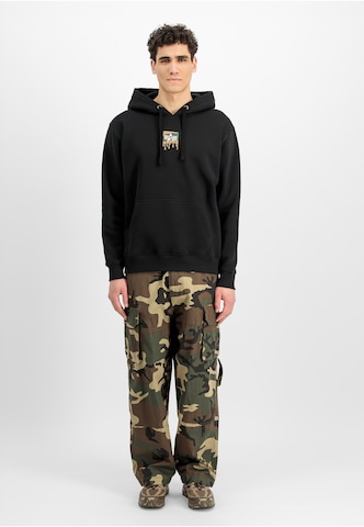 ALPHA INDUSTRIES Mikina - Čierna