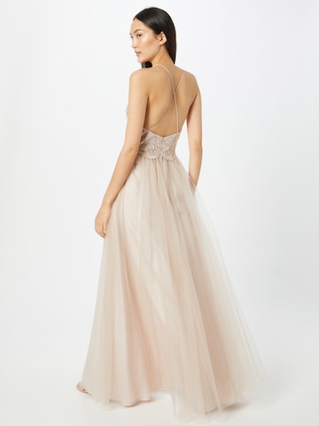 Laona Evening Dress in Beige