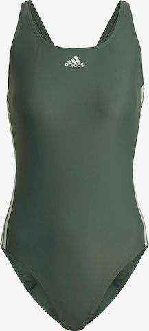 ADIDAS PERFORMANCE Active Swimsuit in Green: front
