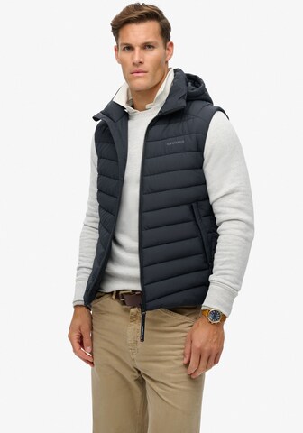 Superdry Vest 'Fuji' in Blue: front