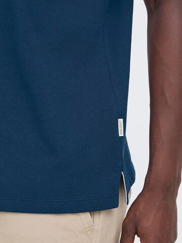 BLEND - Camiseta 'Prilo' en azul